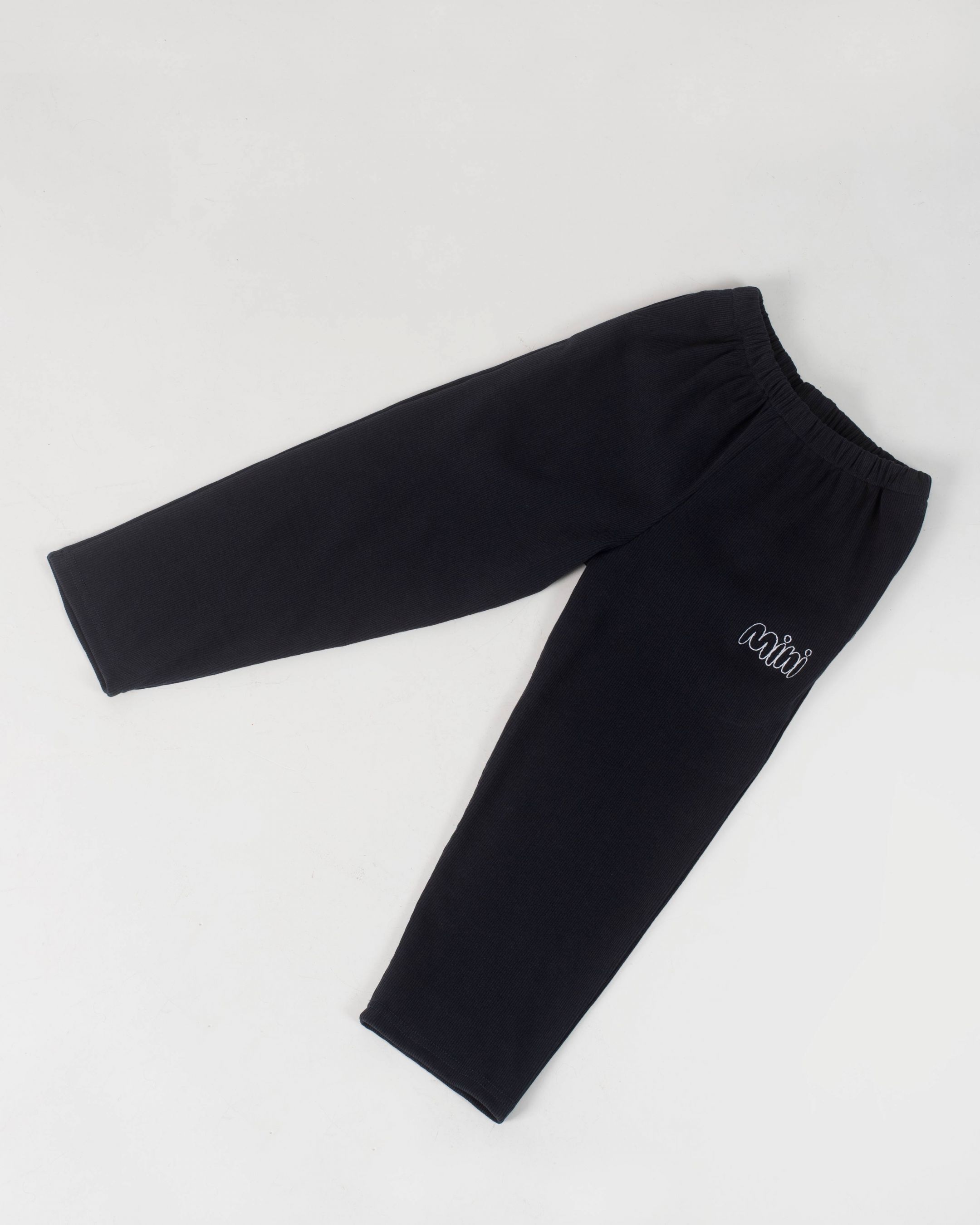 kidswear rib blue pant large